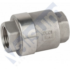 VALVULA DE RETENCION INTERMEDIA, INOXIDABLE, CIERRE METAL